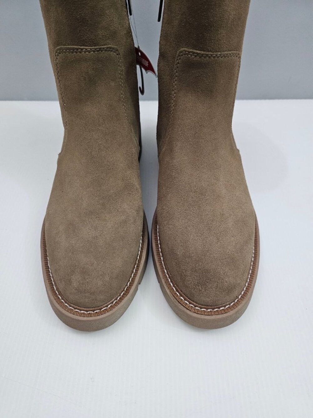 Blondo Moona Waterproof Ankle Boot Womens 9 Brown Suede Platform Comfort NEW - Picture 6 of 15